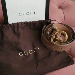 Authentic Gucci Guccissima Rose Gold Belt